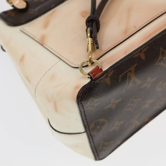 LOUIS VUITTON Monogram Vernis Hot Spring Snow Backpack White M53548 - Picture 15 of 16